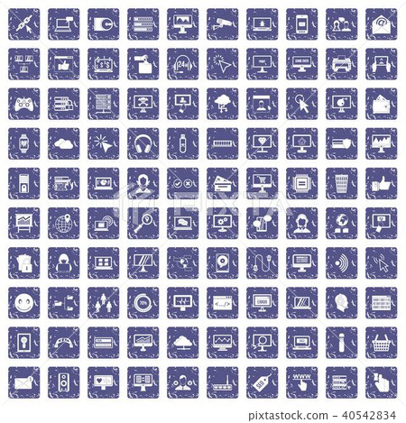 100 internet icons set grunge sapphire 100 internet icons set grunge sapphire 40542834