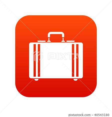 Diplomat icon digital red Diplomat icon digital red 40543180