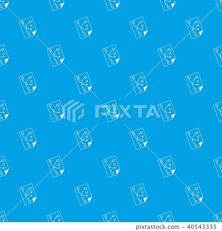 Soccer strategy pattern seamless blue 40543335