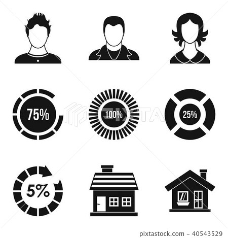 Disciple icons set, simple style - Stock Illustration [40543529] - PIXTA