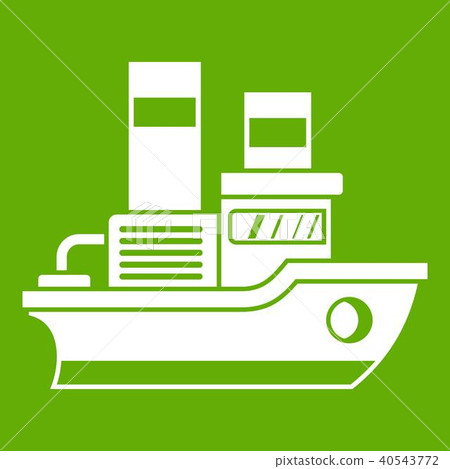 Small ship icon green Small ship icon green 40543772