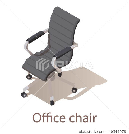 Office chair icon, isometric style. Office chair icon, isometric style. 40544078