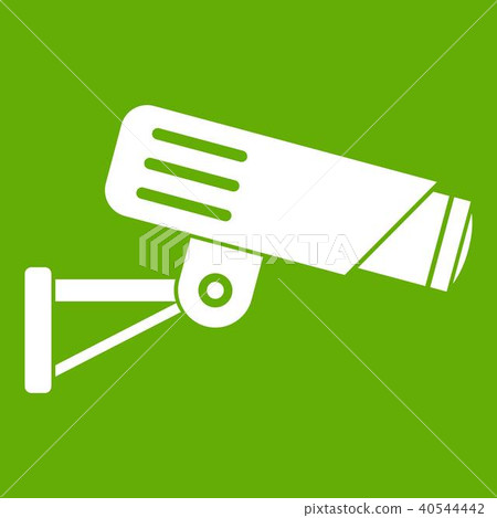 Security camera icon green 40544442