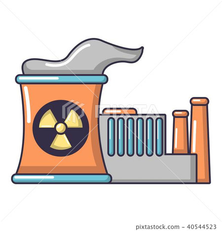 Atomic reactor icon, cartoon style. - Stock Illustration [40544523] - PIXTA