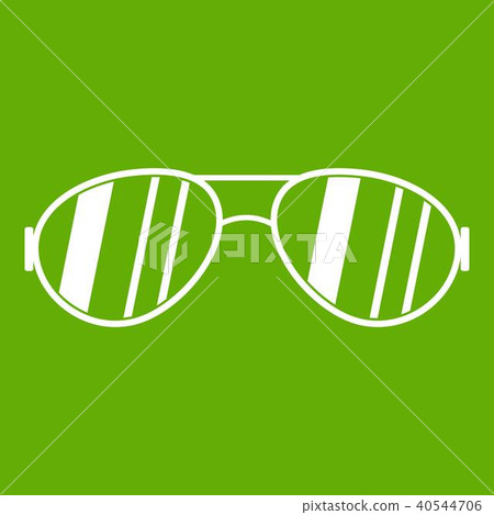 Glasses icon green - Stock Illustration [40544706] - PIXTA