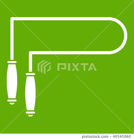 Skipping rope icon green Skipping rope icon green 40545060