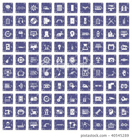 100 set grunge sapphire 40545289