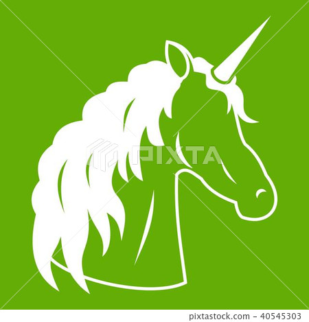 Unicorn icon green Unicorn icon green 40545303