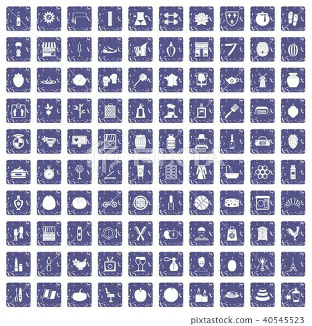 100 beauty product icons set grunge sapphire 100 beauty product icons set grunge sapphire 40545523