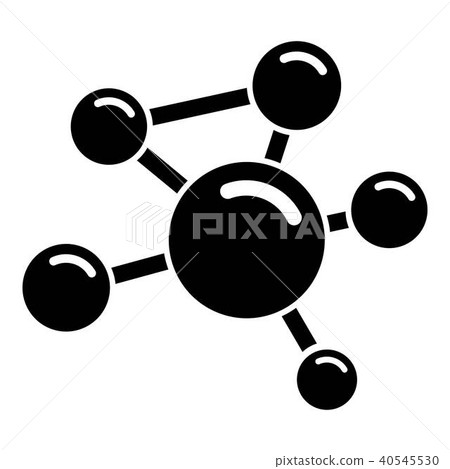 Molecule molecular icon, simple black style Molecule molecular icon, simple black style 40545530
