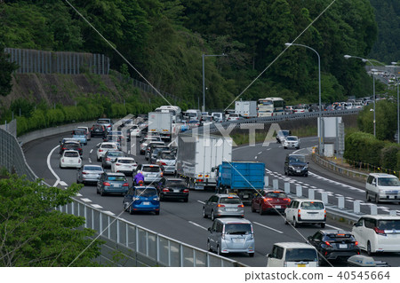 交通堵塞圖像公路 交通堵塞圖像公路 40545664