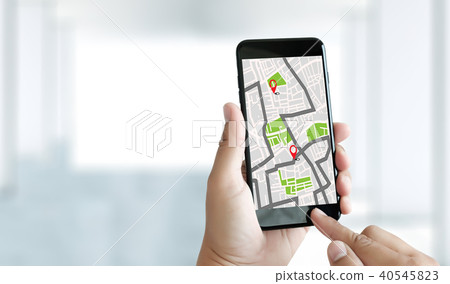GPS Map to Route Destination network connection GPS Map to Route Destination network connection 40545823
