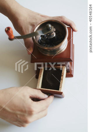 Coffee beans flour mill cafe 40546164