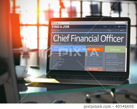 Chief Financial Officer Job Vacancy. 3D. 40546608