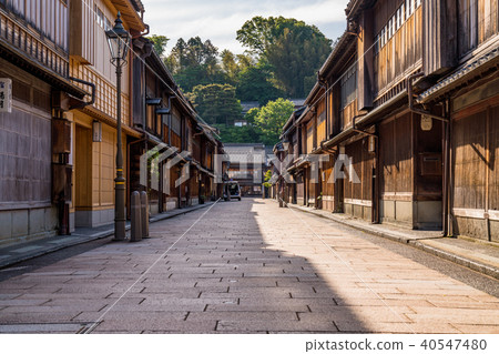 “石川縣”東茶屋區金澤市“早晨風景” 40547480