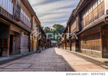 “石川縣”東茶屋區金澤市“早晨風景” 40547481