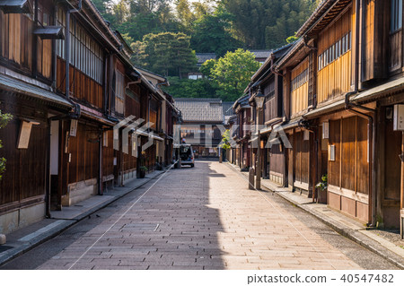 “石川縣”東茶屋區金澤市“早晨風景” 40547482