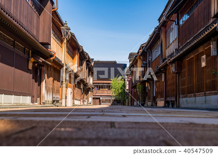 “石川縣”東茶屋區金澤市“早晨風景” 40547509