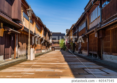 "Ishikawa Prefecture" Kanazawa City, Higashi Chaya District "Morning view" "Ishikawa Prefecture" Kanazawa City, Higashi Chaya District "Morning view" 40547545