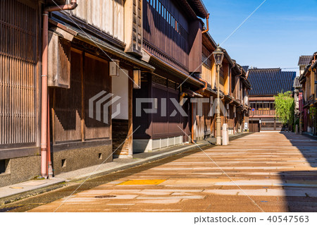 “石川縣”東茶屋區金澤市“早晨風景” 40547563