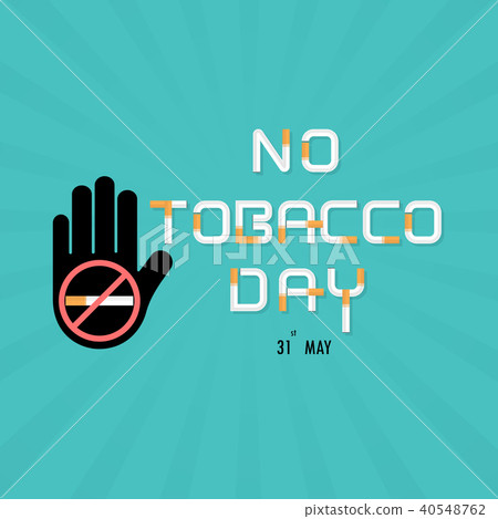 Human hands and cigarette.Quit Tobacco vector logo Human hands and cigarette.Quit Tobacco vector logo 40548762
