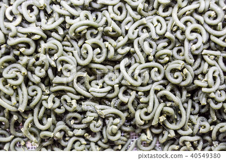 Fresh Pasta, close-up texture of Home made tagliatelle pasta flour ribbon noodle 40549380