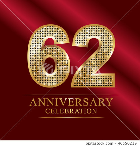 62ndGolden shiny mosaic in disco ball style. 62ndGolden shiny mosaic in disco ball style. 40550219