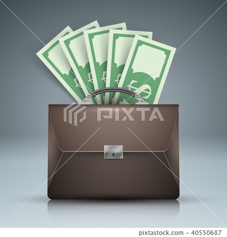 Briefcase, bribe, money, dollar icon. Briefcase, bribe, money, dollar icon. 40550687