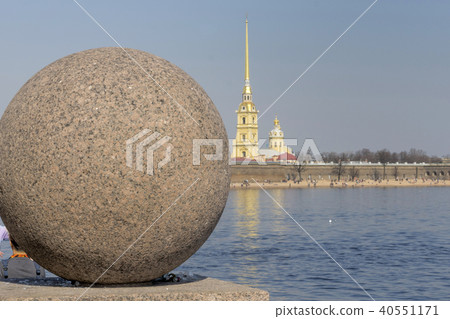 Beautiful view of the city of St. Petersburg 40551171