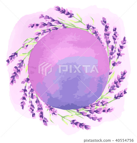 Lavender flowers background design. Lavender flowers background design. 40554756