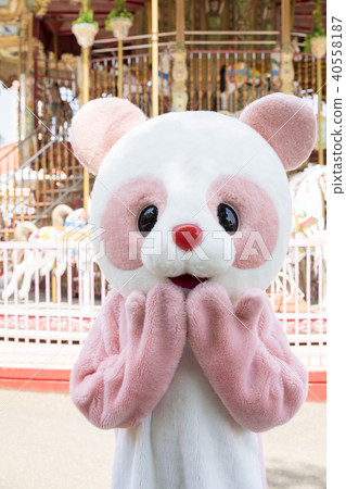 遊樂園服裝熊貓可愛 遊樂園服裝熊貓可愛 40558187