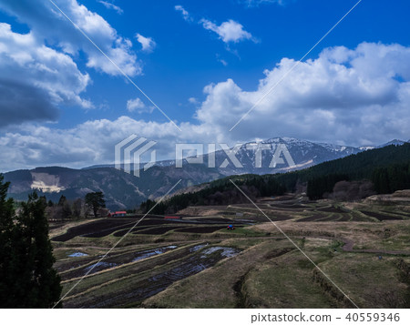 Mt. Hino seen from Tanada of Beppu 40559346