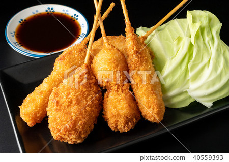 炒豬肉和那迦的串 40559393