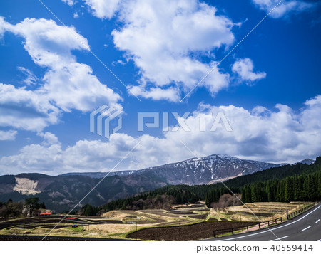 Mt. Hino seen from Tanada of Beppu 40559414