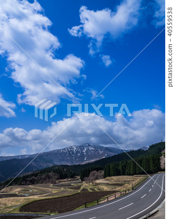 Mt. Hino seen from Tanada of Beppu 40559538