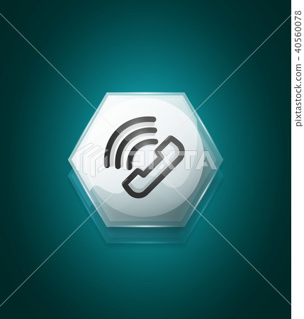 Phone support call center button 40560078