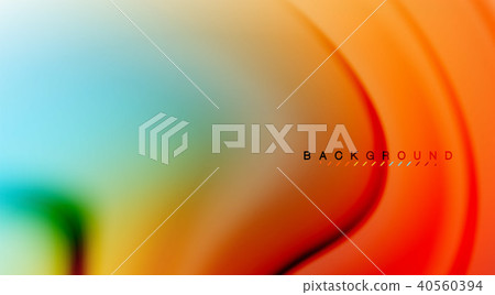 Swirl fluid flowing colors motion effect, holographic abstract background Swirl fluid flowing colors motion effect, holographic abstract background 40560394