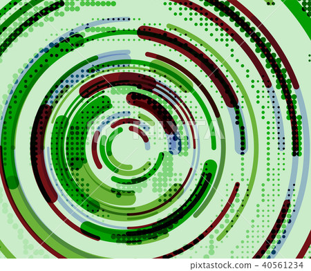 Circular lines, circles, geometric abstract background 40561234