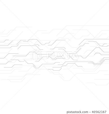 Abstract grey tech circuit board lines background - Stock Illustration ...
