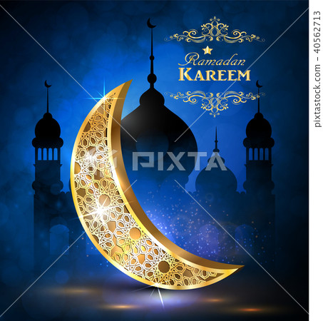 Ramadan Greetings Vector Stock Illustration 40562713 Pixta