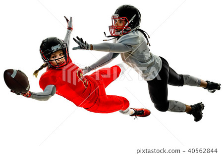 american football players teenager women girl - Stock Photo [40562844] -  PIXTA