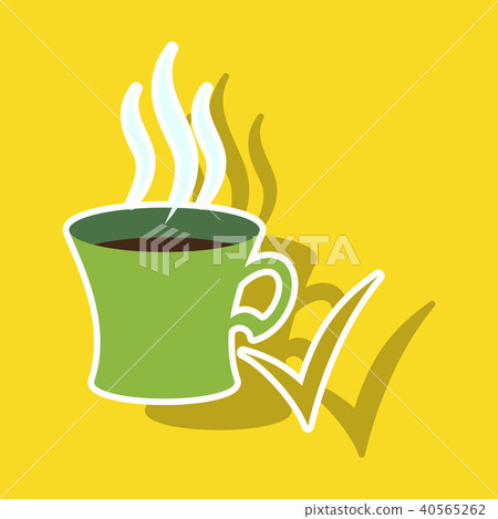 Coffee cup icon 40565262