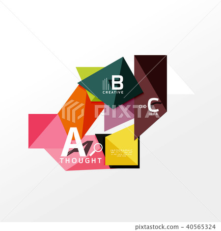 Infographic option banner 40565324