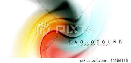 Swirl fluid flowing colors motion effect, holographic abstract background 40566156