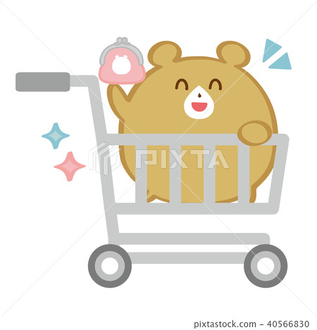Take a shopping cart and enjoy tea shopping 40566830