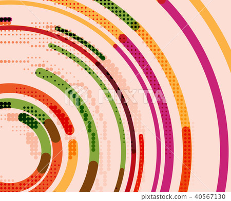 Circular lines, circles, geometric abstract background Circular lines, circles, geometric abstract background 40567130