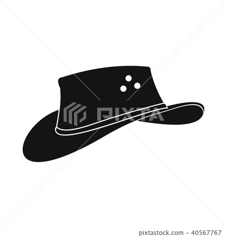 Cowboy hat icon, simple style Cowboy hat icon, simple style 40567767
