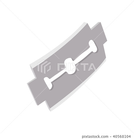Razor blade icon in cartoon style  40568104