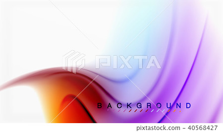 Swirl fluid flowing colors motion effect, holographic abstract background Swirl fluid flowing colors motion effect, holographic abstract background 40568427