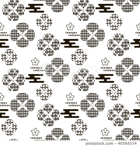 Beautiful japanese seamless pattern Beautiful japanese seamless pattern 40568554